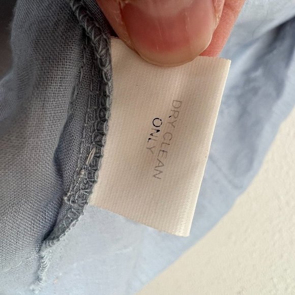 Nataya Sheer Sheath Dress Viscose Women's Blue Large tule layers Fairy Coastal - Picture 9 of 15